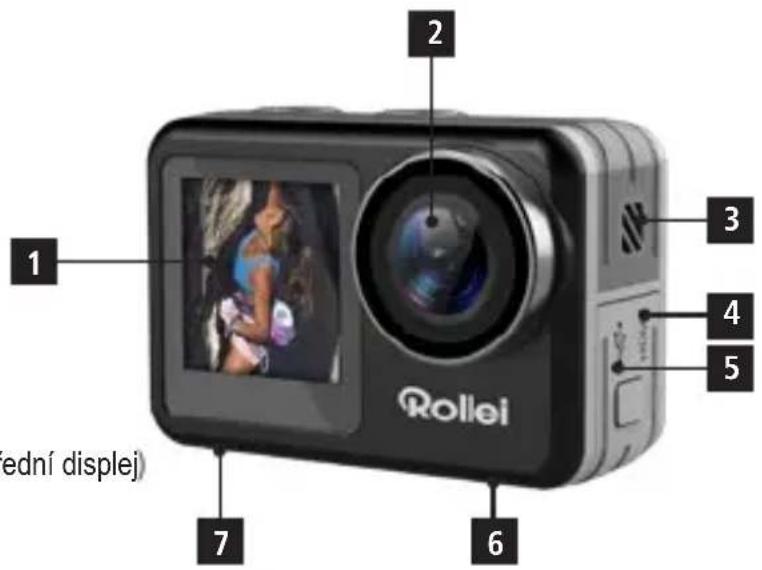ROLLEI Actioncam 8s Plus - Popis kamery - 1