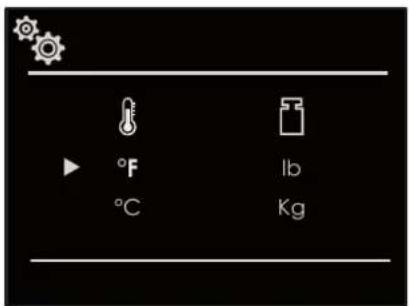 HOOVER HSO450 SV - Temperatur & Gewicht - 1