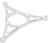 IKEA SNABB MF 2 - SUPPORT DU PLATEAU TOURNANT - 1