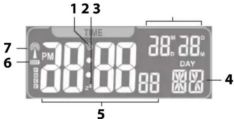 ADE WS 1603 - Date and week indicator - 1