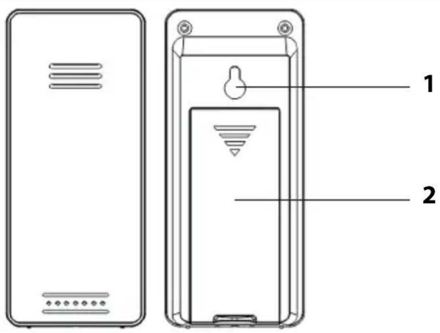 ADE WS 1603 - Draadloze buitensensor - 1