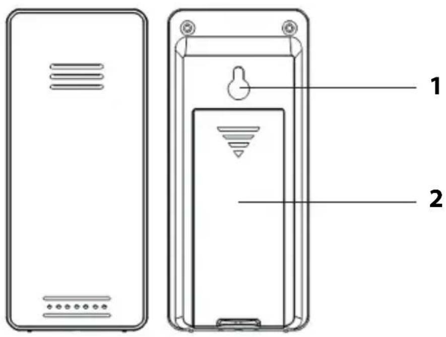 ADE WS 1603 - Sensor exterior inalámbrico - 1