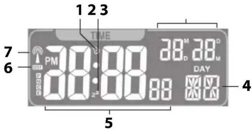 ADE WS 1603 - Datums- und Wochenanzeige - 1