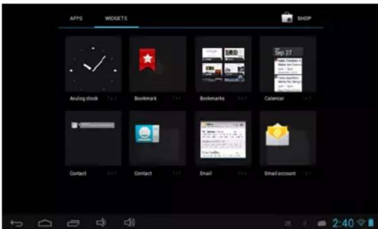 Proscan PLT7035D - Raccourcis - 1