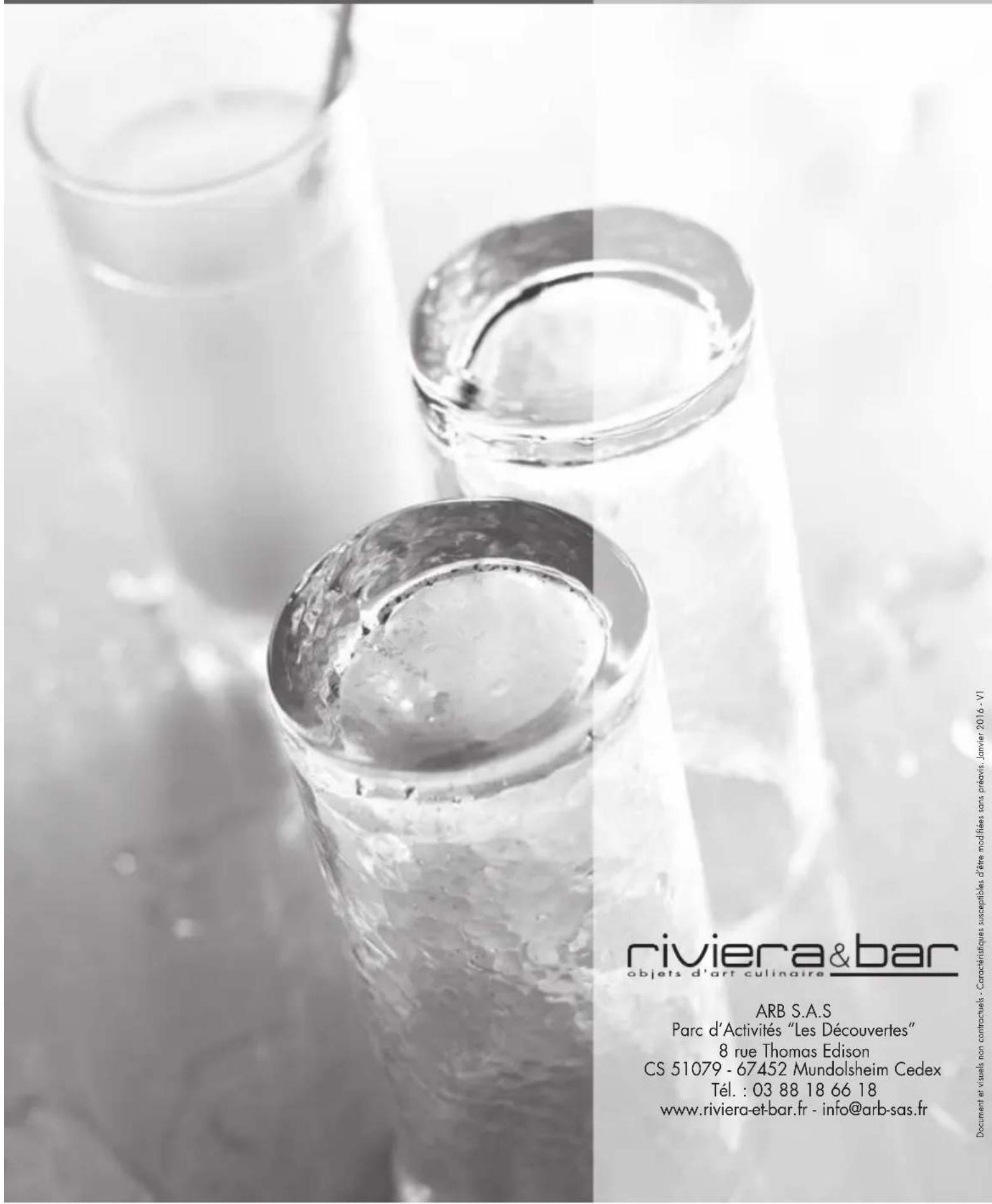 RIVIERA & BAR PPA 627 - Cocktail Vodka - pomelos rouge* - 1