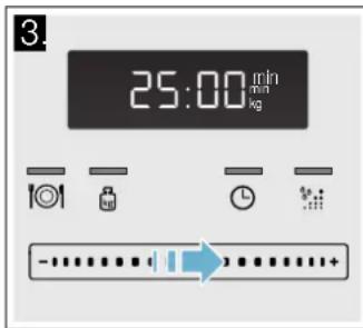 CONSTRUCTA CC4P91260 - Exemple : 360 W, 25 minutes - 2