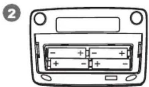 Levita BPM ARM 6331 - Einlagen der Batterien - 2