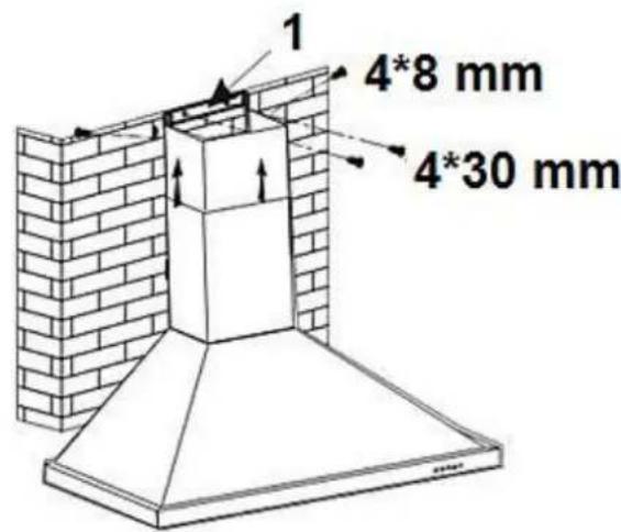PKM 9031 XW - Installation of the chimney - 3