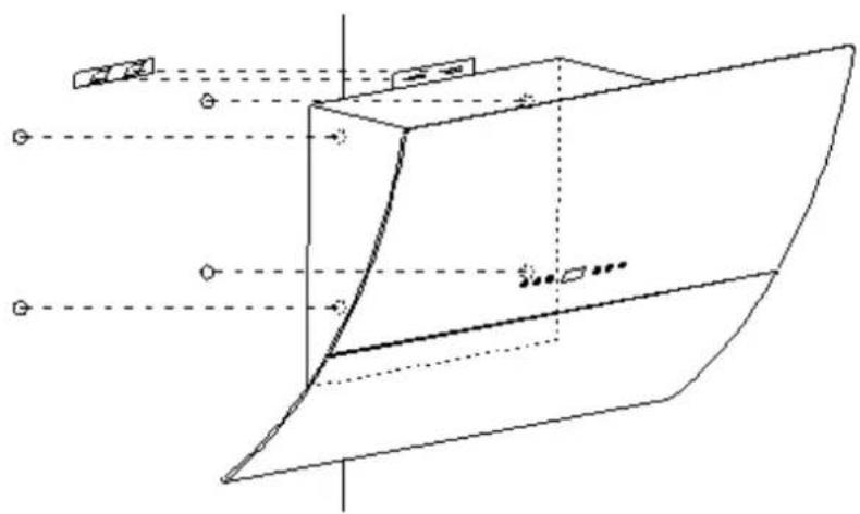 PKM 9031 XW - Installatie stappen (extractie modus) - 2