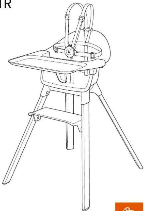 STOKKE Clikk - STOKKE ^TM HIGH CHAIR USER GUIDE - 1