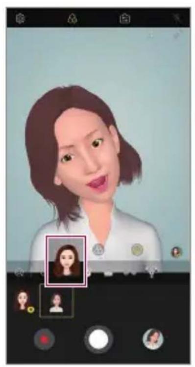 LG LMG810EAW - Korzystanie z funkcji Mój Awatar, AR Emoji, AR Sticker - 2