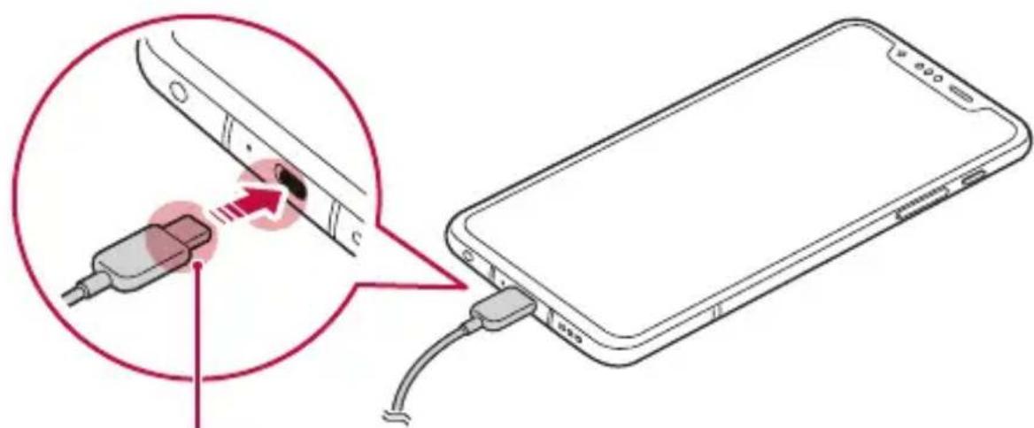 LG LMG810EAW - Nabíjanie batérie - 1