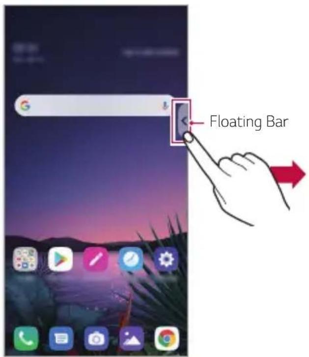 LG LMG810EAW - Ouverture et fermeture de la barre flottante - 1