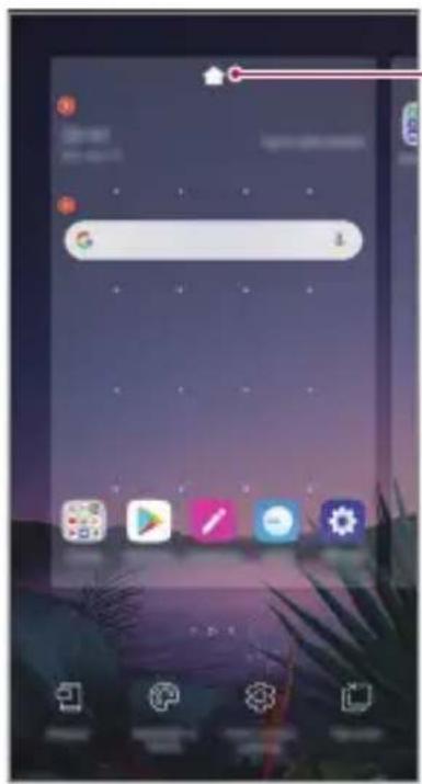 LG LMG810EAW - Edición de la pantalla inicio - 1