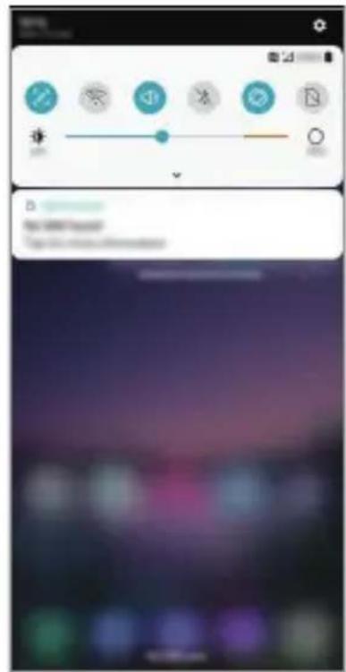 LG LMG810EAW - Panel de notificaciones - 1