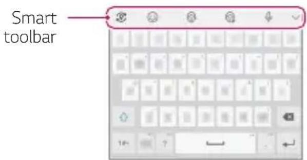 LG LMG810EAW - Using the Smart toolbar - 1