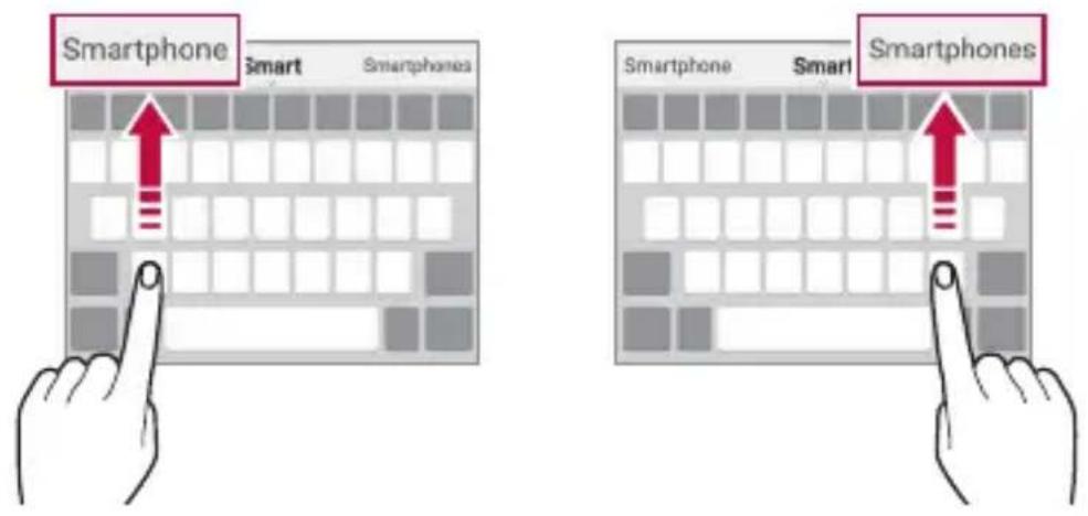 LG LMG810EAW - Suggestion de mots - 1