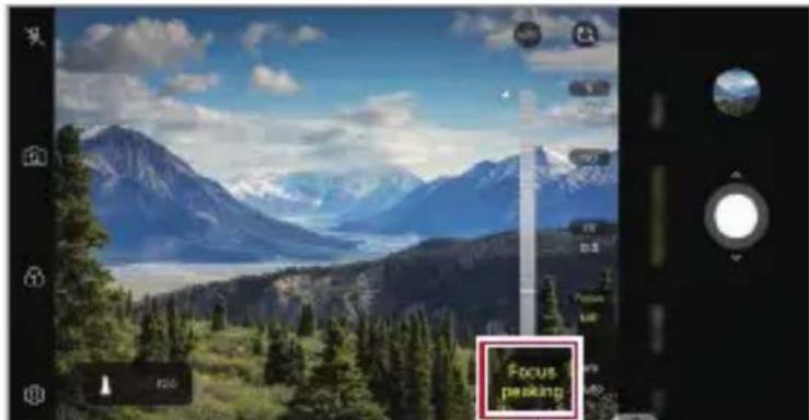 LG LMG810EAW - Focus peaking - 2