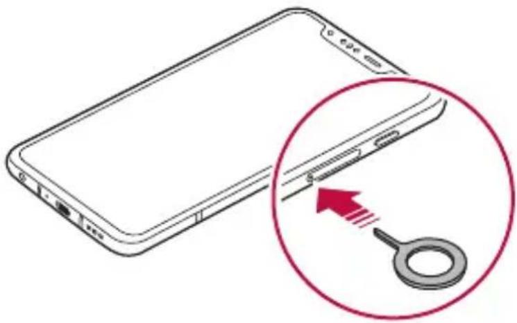LG LMG810EAW - Instalación de la tarjeta SIM - 3