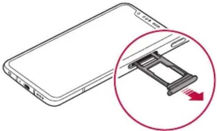 LG LMG810EAW - Instalarea cartelei SIM - 4
