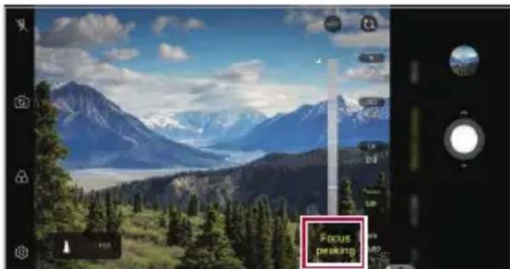 LG LMG810EAW - Focus peaking - 2