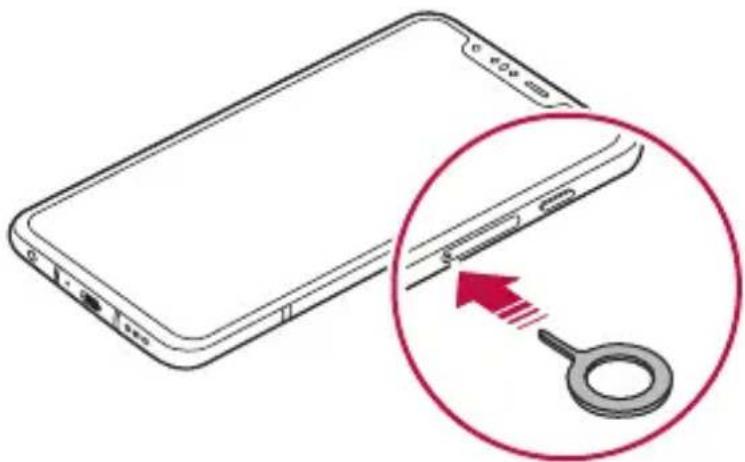 LG LMG810EAW - Installing the SIM card - 3