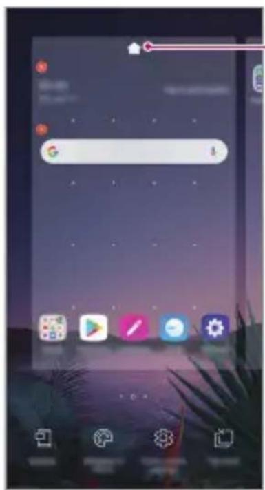 LG LMG810EAW - Editing the Home screen - 1