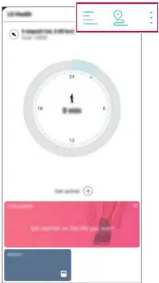 LG LMG810EAW - Utilizarea LG Health - 1
