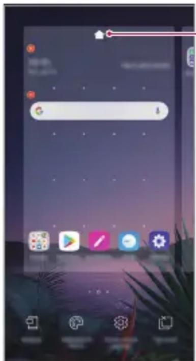 LG LMG810EAW - Modification de l'écran d'accueil - 1
