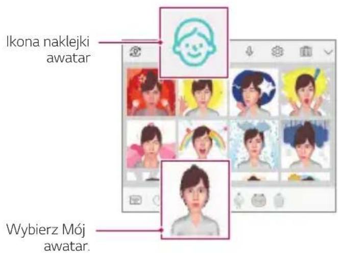LG LMG810EAW - Używanie naklejki awatara - 1