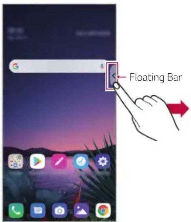LG LMG810EAW - Opening and closing the Floating Bar - 1