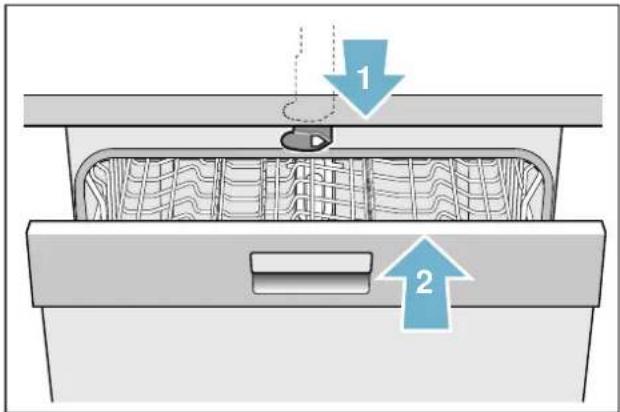 GAGGENAU DF481163F - Pour activer la protection enfants, procédez comme ceci (verrouillage de porte) : - 1