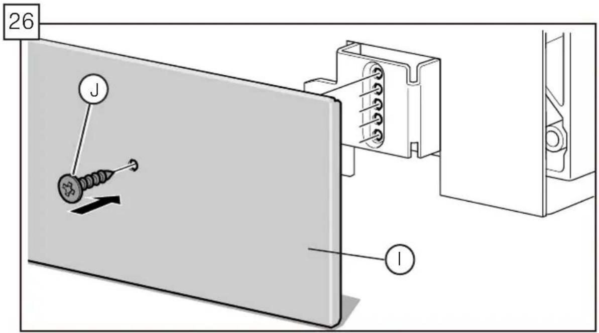 BOSCH SHP865ZP5N - Si su lavadora de platos vino con un panel de pie sin ranuras (I) y soportes del panel de pie (K), siga estas instrucciones: - 2