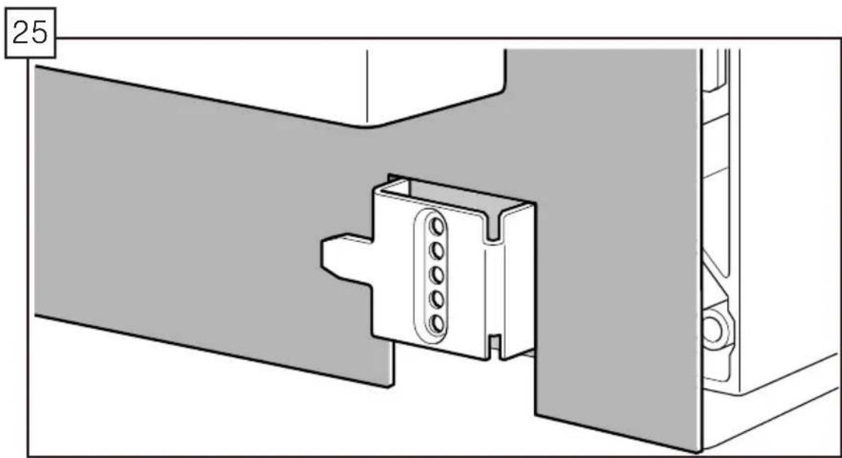 BOSCH SHP865ZP5N - Si su lavadora de platos vino con un panel de pie sin ranuras (I) y soportes del panel de pie (K), siga estas instrucciones: - 1