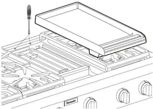 THERMADOR PRD486WLGU - To prepare the griddle - 1