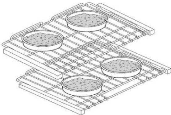 THERMADOR PRD486WLGU - PlACEMENT des plats - 1