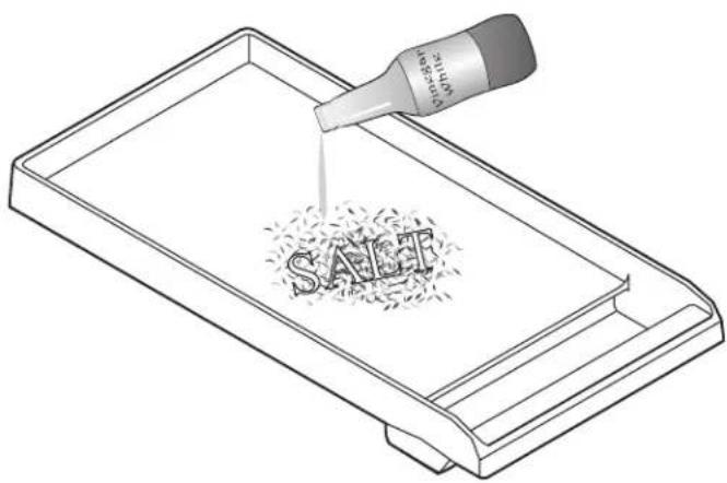 THERMADOR PRD486WLGU - Préparation de la plaque chauffante pour le graissage - 1