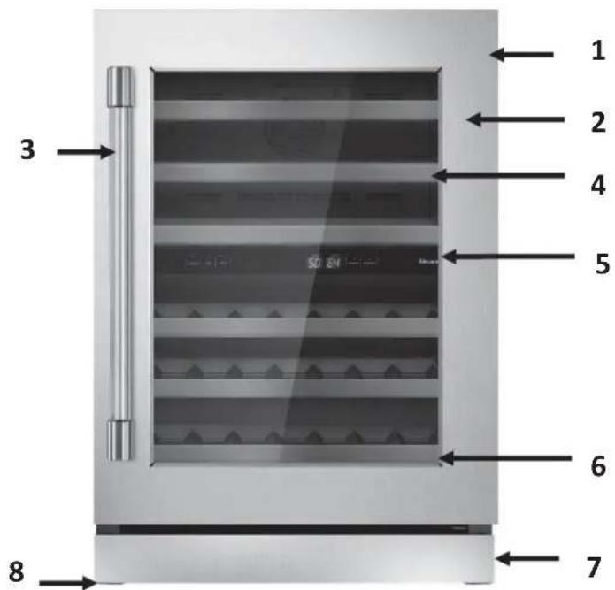 THERMADOR T24UW900RP - Getting to know your appliance - 1