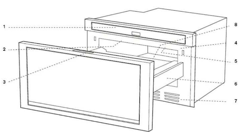GAGGENAU MW420620 - Part Names - 1