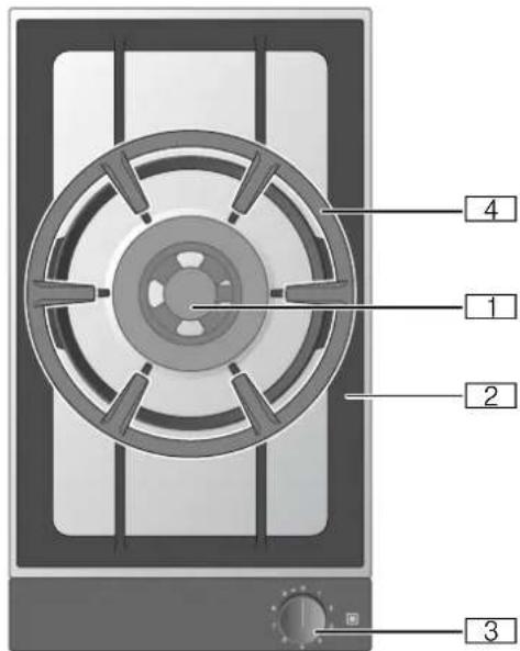 GAGGENAU VG231220DE - Gaskookplaat - 1