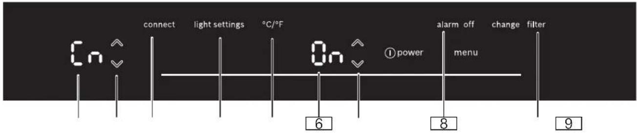 BOSCH B36CT80SNS - Controls submenu - 1