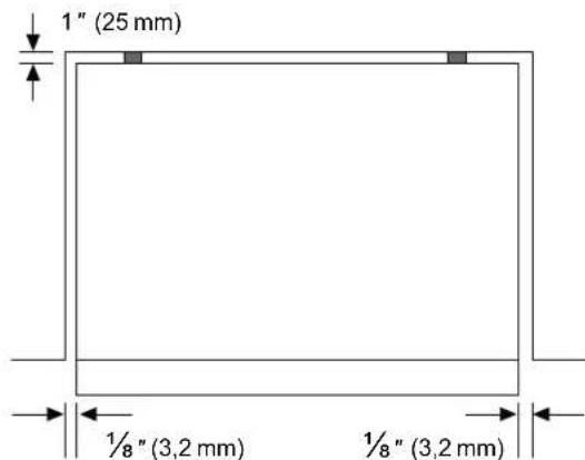BOSCH B36CT80SNS - Distancias minimas - 1