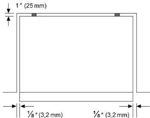BOSCH B36CT80SNS - Minimum clearances - 1
