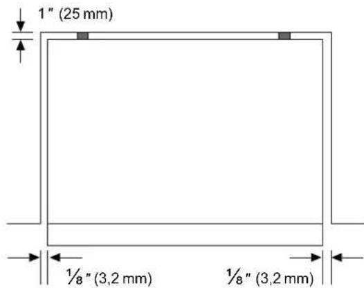 BOSCH B36CT80SNS - Interstices minimum : - 1