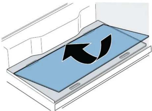 BOSCH B36CT80SNS - Install the glass plate: - 1