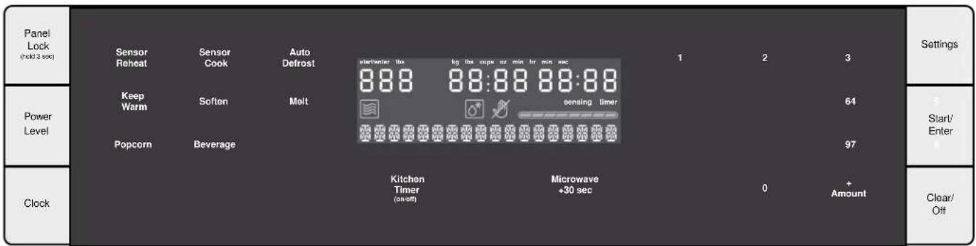 BOSCH HMB50162UC - Control panel - 1