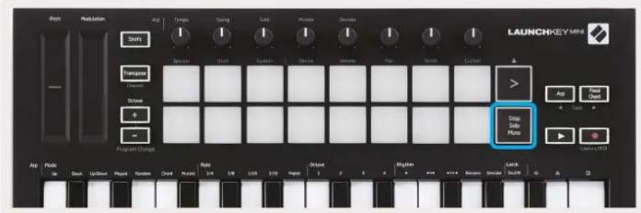 NOVATION Launchkey Mini MK3 - Stop, Solo, Mute - 1