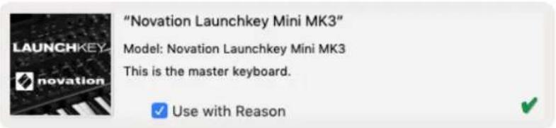 NOVATION Launchkey Mini MK3 - Configuration - 2