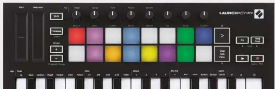 NOVATION Launchkey Mini MK3 - Mode Session - 8