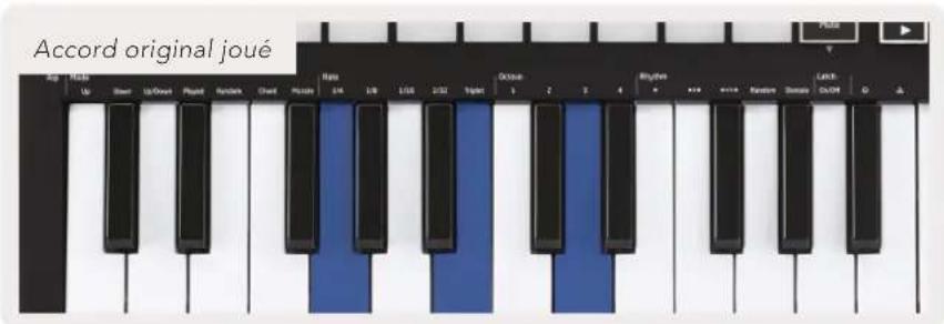 NOVATION Launchkey Mini MK3 - Accord fixe (« Fixed Chord ») - 2